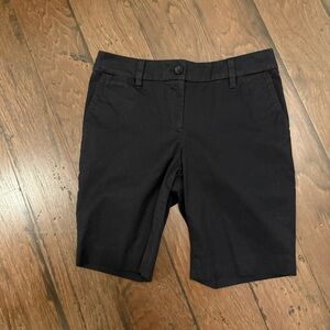 Talbots Size 4 Petite Classic Black Preppy Bermuda Women's Shorts